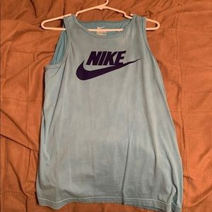 Blue Nike tanktop